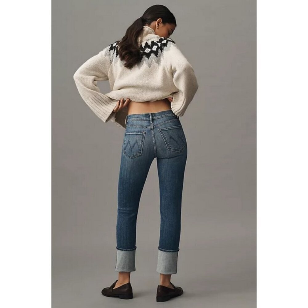 💕MOTHER💕 The High Waisted Pony Boy Ankle Jeans ~ Loafers and Lassos 28 NWT - Picture 4 of 16